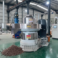 Machine à granulés de bois verticale centrifuge CE à matrice annulaire pour sciure de bois, déchets, matériaux de meubles, palettes en bois et granulés de combustible