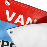 Bannière imprimée en couleur personnalisée, impression numérique, bannière en vinyle flexible, enseignes en maille, publicité extérieure personnalisée, bannière en vinyle PVC