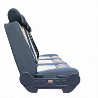 Siège banquette 3 places pour camping-car avec dossier haut et ceinture de sécurité 180° - Vente en gros usine °   Dossier pliable réglable personnalisable