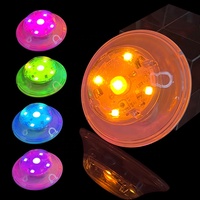 Sous-verre en acrylique de marque Longstargift avec fonction d'éclairage LED, autonomie de 24 heures, design coloré pour les fêtes et les mariages
