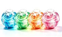 Jouet anti-stress style influenceur, boule rotative à pression lumineuse, spinner spiralé coloré pour les doigts