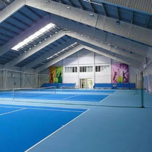 โรงงานผลิตสำเร็จรูปทนลมและโครงสร้างเหล็กสำเร็จรูปสำหรับสนามแบดมินตันสำหรับศูนย์ฝึก<span class=keywords><strong>อบรม</strong></span> - Product Image 5