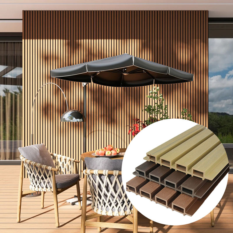220*26mm Co-extrusion Exterior Wall Cladding Outdoor Wood Plastic ...