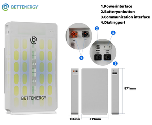 Lithium <b>Battery</b> <b>48V</b> 200Ah 51.2V 314Ah 10kWh/16kWh Power Station Portable for Home Energy Storage ELESHELL 10.2K ELESHELL 10.2K E - Product Image 5