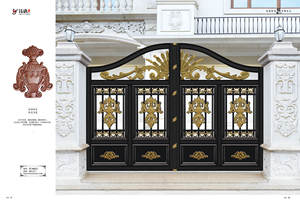 El fabricante proporciona hermosas y exquisitas puertas batientes de aleación de aluminio para patio sólido para villa señorial - Product Image 6