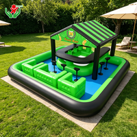 Bar flottant gonflable sur mesure, bar aquatique commercial pour location événementielle