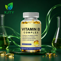 Capsules de Vitamine B Complex XJTY Nature pour Adultes - Favorise l'Humeur et l'Énergie Saines - 60 Comprimés - Complément Alimentaire