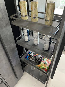 Fabricant fermeture en douceur 300mm/400mm en bois tiroir haut stockage maison cuisine garde-manger organisateur moderne grande armoire unité - Product Image 3