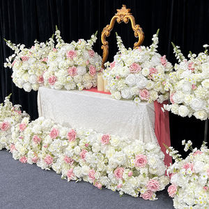 Realistic Simulated Pure White Silk <b>Artificial</b> Flower Ball Decoration for Wedding Backdrops and Back to School Events - Product Image 2
