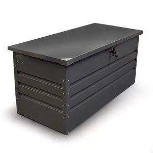 Boîte de rangement en métal pour <span class=keywords><strong>jardin</strong></span> extérieur, <span class=keywords><strong>coffre</strong></span> durable résistant aux intempéries pour coussins de patio, outils et équipements - Product Image 5
