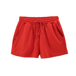 Summer Women's High Waist Loose Bermuda Shorts Vintage Casual Breathable Versatile <b>Drawstring</b> Models - Product Image 3