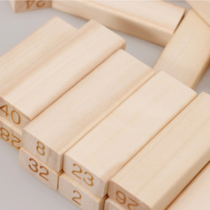 Enfants Jouets Éducatifs 51 pièces En Bois Blocs Empilables Jeux de Blocs de Construction En Bois Bambin Jouets Montessori - Product Image 4
