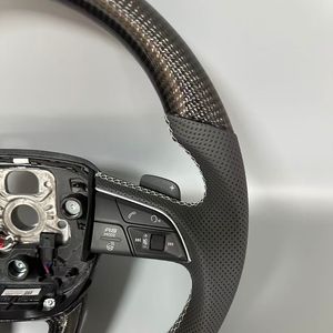Mejoras de mecanizado personalizadas de fábrica, fibra de carbono Real para <span class=keywords><strong>Audi</strong></span> A1 A3 A5 A7 A6 A8 R8 Q3 Q5 Q7 Q8 B9 SQ5L SQ7 SQ8 S4, <span class=keywords><strong>volante</strong></span> - Product Image 5