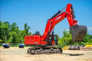 Excavadora hidráulica sobre orugas para minería de 100 toneladas, modelo ME105 oficial de 8m3, con martillo - Product Image 5