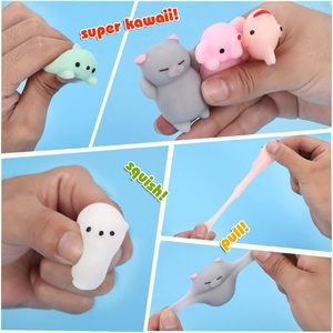 Lots de jouets anti-stress miniatures colorés Kawaii, Squishies, cadeaux de fête, remplisseurs d'œufs, jouets Squishy - Product Image 5