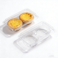 Boîtes à tartelettes en PET transparent de qualité alimentaire, boîtes de conservation alimentaire transparentes pour pâtisserie et desserts