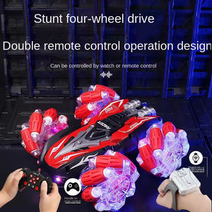 Voiture télécommandée AiJH 4WD avec effets lumineux et musicaux, voiture de cascade télécommandée, voiture à double face télécommandée, voiture à bascule - Product Image 2