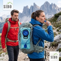 Poche à eau pliable en TPU imperméable et écologique pour hydratation, 1L-3L, pour camping et randonnée en extérieur, personnalisable OEM