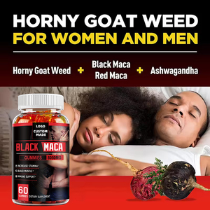 Gummies Énergisantes Aphrodisiaques à la Maca Noire 100% Naturelles Végétaliennes Antioxydantes Stimule la Vitalité Sexuelle et la Santé Rénale pour Hommes et Femmes Adultes - Product Image 5