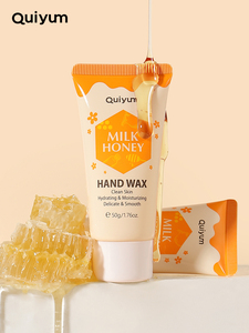 Cire pour les mains au miel et au lait QUIYUM 50g, marque privée, soin de la peau, masque exfoliant quotidien pour les mains - Product Image 2