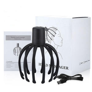 Masseur de tête électrique en forme de pieuvre, 3 modes de vibration, relaxation du cuir chevelu et appareil de drainage des méridiens - Product Image 2