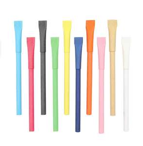 Wholesale Custom Logo Recycled <b>Rolling</b> <b>Paper</b> Ballpoint Pen Eco-Friendly Bulk Promotional Advertisement Pen Black/<b>Blue</b> Ink 1.0mm - Product Image 2