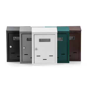 Boîte aux lettres extérieure en fer MB02 avec clés prêtes à l'emploi pour l'exportation - Product Image 5