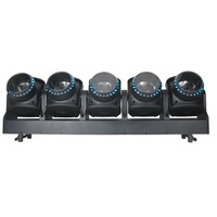 Projecteur à tête mobile matricielle FEIYUEYUE DMX 5X120w LED RGBL+120X0.5w RGB auxiliaire, faisceau de lumière 3-30 degrés, DMX512, scène/club/bar