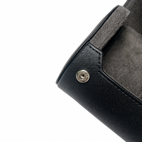 Étui de voyage portable en cuir pour 3 montres, personnalisable avec logo, boîte de rangement pour montres-bracelets, idéal pour l'extérieur et l'intérieur