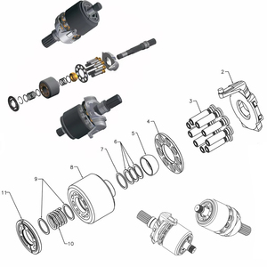 Precio de Fábrica: Piezas de Pistón Axial Hidráulico Serie A7VO A8VO A6VM, Nuevas, para Excavadora - Product Image 1