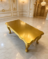 Table basse carrée de style européen, faite à la main, avec cadre en chêne antique et plateau en marbre, meubles de salon