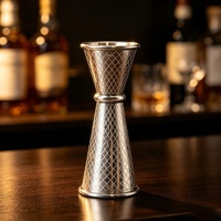 Ensemble de barman professionnel en acier inoxydable Magic Grid, shaker de bar double, doseur de vin, écologique, durable, haute qualité