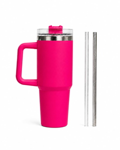 Vaso Térmico de Aluminio 304 de 40 oz con Asa y Logotipo Personalizado, Aislamiento Térmico de 6 a 12 Horas - Product Image 1