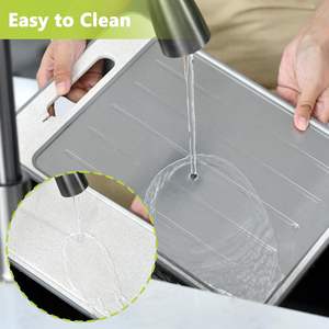 Bandeja de Descongelación Rápida Multifuncional 4 en 1, Placa de Descongelación de Aluminio Premium, Tablas de Cortar para Descongelar Carne Congelada Rápidamente - Product Image 5