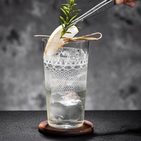 Verres Highball japonais pour bière et whisky, supports vierges pour sublimation, verres à cocktail longs et inclinés avec boîte personnalisée