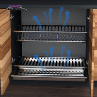 Alta Eficiência Grande Prato Rack Sobre Sink Dish Drainer Secagem Rack para Cozinha Contador Multifuncional Organizador Prateleira De Armazenamento