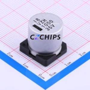 Condensador Electrolítico de Aluminio SMD VZH102M1VTR-1616, D16xL16.5mm 1000uF 20% 35V 16mm - Product Image 1