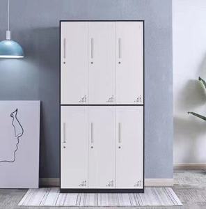 <span class=keywords><strong>Casier</strong></span> métallique en acier avec serrure pour bureau, maison, école, salle de sport - Product Image 1