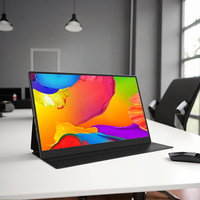 Moniteur portable LED Full HD de 17.3 pouces avec panneau IPS d'interface de type C Anti-lumière bleue Affichage externe d'utilisation de bureau