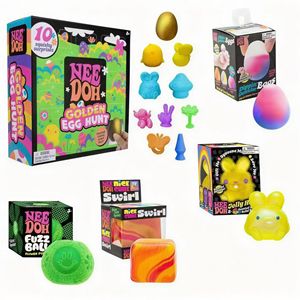 Jeu de chasse au trésor NeeDo Golden Egg le plus vendu - Jouet anti-stress en TPE/silicone pour enfants de 2 à 14 ans, idée cadeau de Pâques - Product Image 1