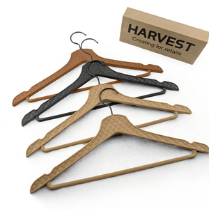 Nieuwe Aankomst Op Maat Gemaakte Luxe Heavy-Duty Pp Plastic Kleerhanger Antislipstang Spuitgegoten Garderobezak Met Één Laag - Product Image 3