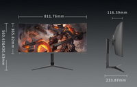 Lenovo Lecoo 34 pouces Fish Screen Monitor 4K High Brush 100Hz HDR 1ms Smart Split Screen Moniteur de jeu