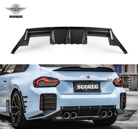 Diffuseur de pare-chocs arrière de remplacement style OEM en fibre de carbone préimprégnée autoclavée pour BMW M2 G87 Coupé 2023-IN