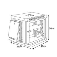 Rak Dinding VBS 6U Terbongkar, Casing Server IT Kecil, Kustomisasi OEM, Ukuran 530x300x400mm