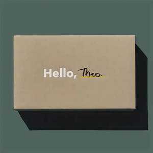 Caja de Cartón Corrugado Tipo <span class=keywords><strong>E</strong></span> con Tira de Desgarre, Logotipo Personalizado, Cierre Autoadhesivo, Color Verde Azulado, para Envío Postal - Product Image 3