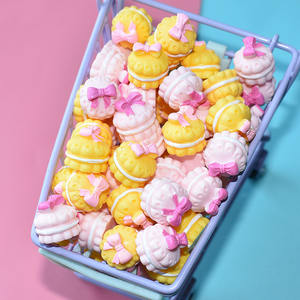 Miniaturas de resina de postres simulados para decoración de fundas de teléfono con pegamento cremoso DIY y accesorios para horquillas - Product Image 5