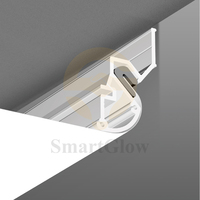 Accessoires d'installation de plafond tendu lumineux en tissu extensible, cadre mural en PVC, film de plafond tendu 3D, profil sans joint