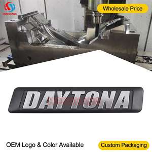 Emblème de calandre avant ABS en gros de l'usine OEM Honghang, badge de calandre <span class=keywords><strong>Dodge</strong></span> Charger <span class=keywords><strong>Daytona</strong></span> 2017 2018 2019 2020 2021 2022 2023 - Product Image 5