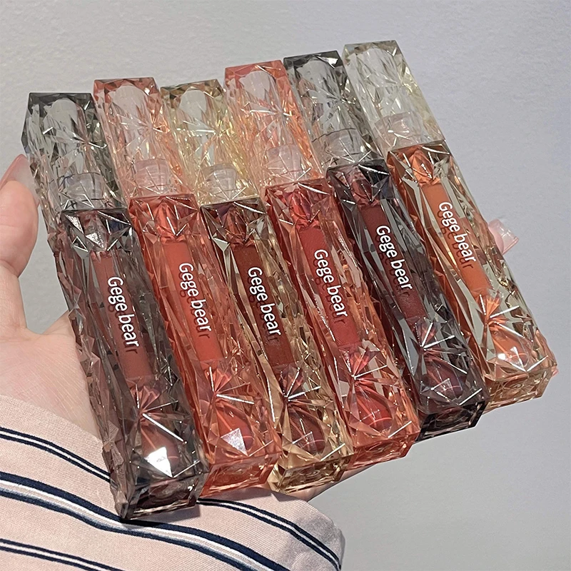 Wholesale Bulk Long Lasting Waterproof Mineral Lip Gloss Tubes Glossy Packaging for Women Customizable Labeling