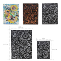 Mini agenda de poche vintage pour Journal, carnet de notes, en cuir PU, créatif et gaufré 3D, pour hommes, A6